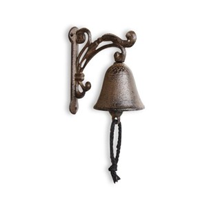 Cloche fonte fonte marron - décoration