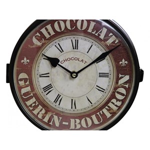 Horloge de gare ancienne double face