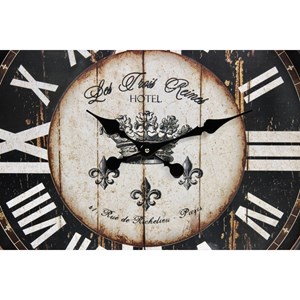 Grande horloge ancienne murale hôtel les