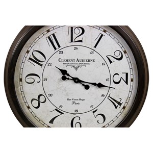 Grande horloge ancienne murale clément