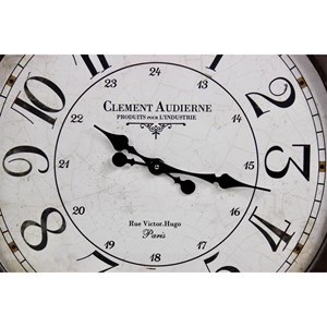 Grande horloge ancienne murale clément