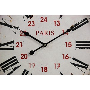 Horloge ancienne murale paris métal