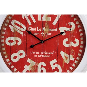 Horloge ancienne murale chef le normand