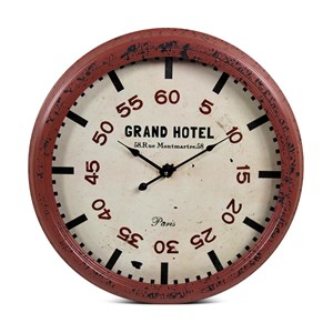 Horloge ancienne murale grand hôtel