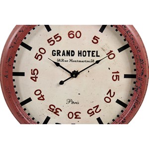 Horloge ancienne murale grand hôtel