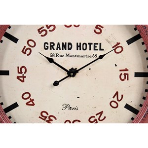 Horloge ancienne murale grand hôtel