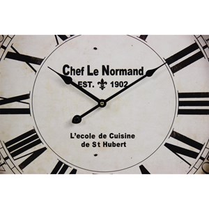 Horloge ancienne murale chef le normand