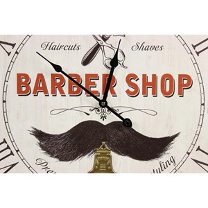 Horloge ancienne balancier barber shop