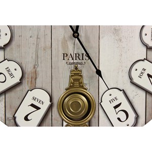 Horloge ancienne balancier grand hôtel