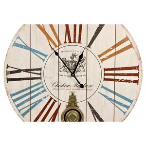 Horloge ancienne balancier château