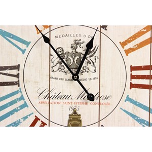 Horloge ancienne balancier château