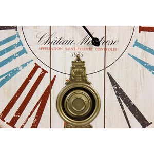 Horloge ancienne balancier château