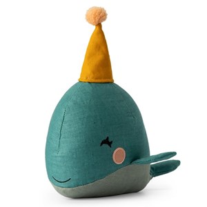 Peluche baleine -en boîte cadeau - 18 cm