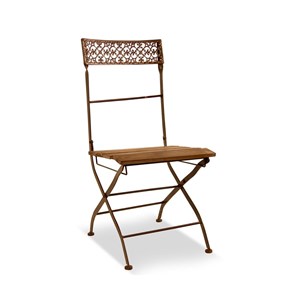 Chaise bois marron - décoration