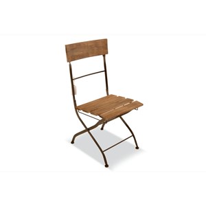 Chaise bois marron - décoration