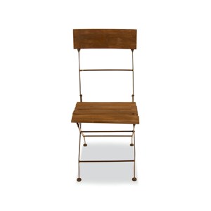 Chaise bois marron - décoration