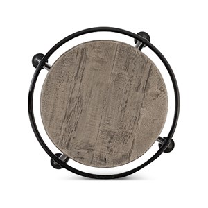 Chaise haute tabouret bois marron -