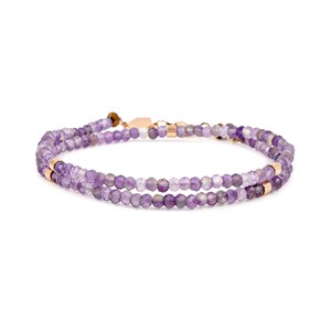 Bracelet lumia en pierres d'améthyste