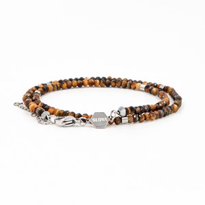 Bracelet lumia en pierres oeil de tigre