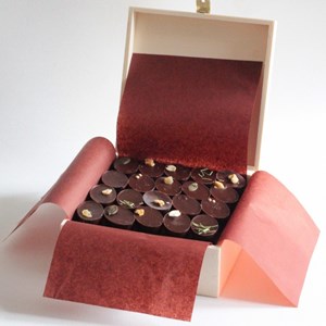 Boite bois de 20 chocolats bio (240 g)