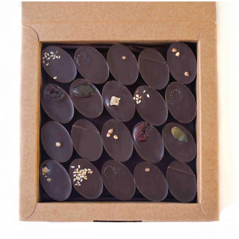 Mon jardin chocolaté - Boîte de 20 chocolats bio (240 g)
