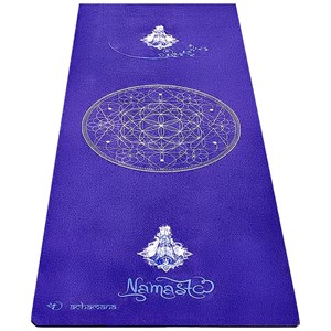 Tapis de yoga épais 6mm namasté indigo