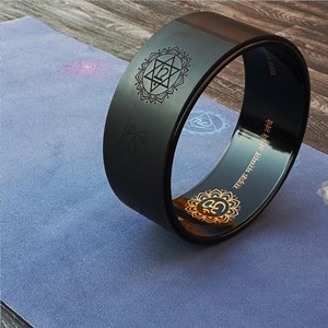Roue de yoga & fitness éco-pu 7 chakras