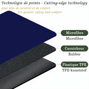 Tapis yoga épais 6mm esprit bouddha