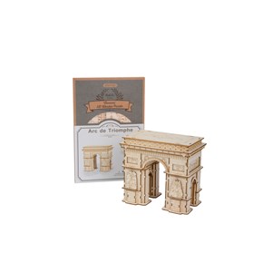 Puzzle 3d en bois arc de triomphe