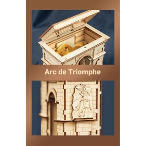Puzzle 3d en bois arc de triomphe