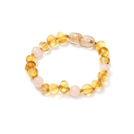 Bracelet ambre citron