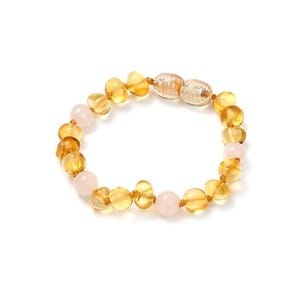 Bracelet ambre citron