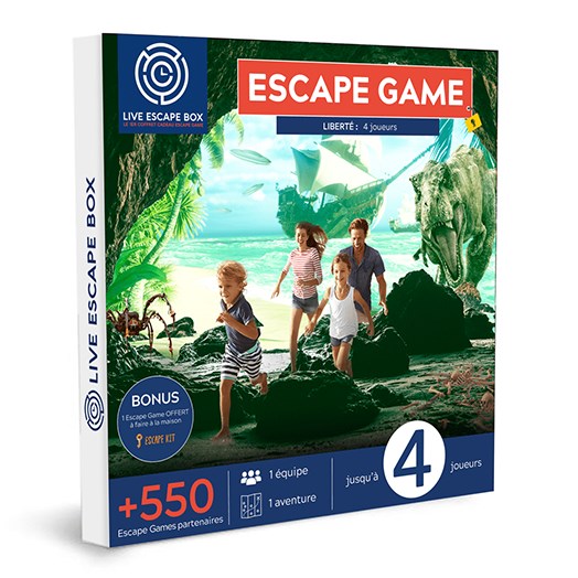 Live Escape Box - Escape game liberté – 4 joueurs