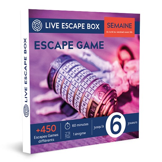 Live Escape Box - Escape game semaine – 6 joueurs
