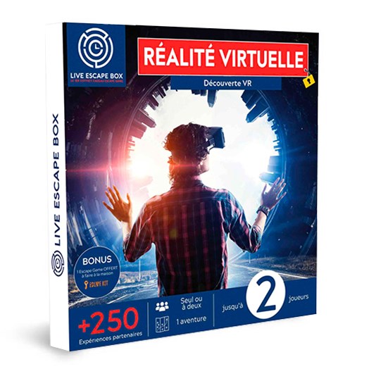 Live Escape Box - Réalité virtuelle découverte – 2 joueurs