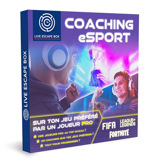 Live Escape Box - Coaching jeux vidéo esport – 3 heures