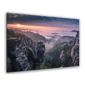 Tableau paysage sunrise on the rocks