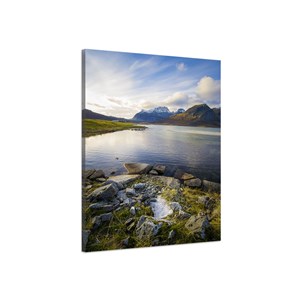 Tableau paysage lac glacière