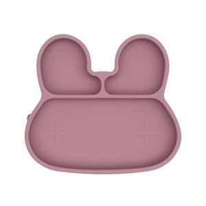 Assiette en silicone lapin