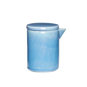 Pichet en céramique bleu h9