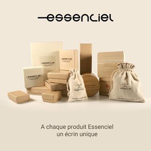 Boucles  d'oreille  en bois  acajou