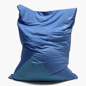 Pouf en toile de montgolfière recyclée