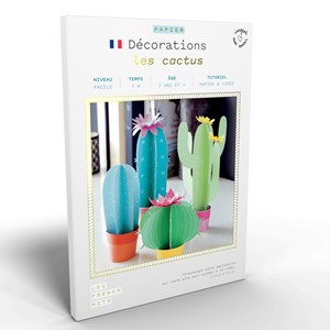 Kit pour créer 4 cactus décoratifs