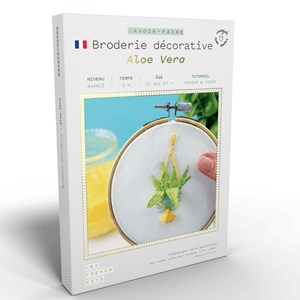 Kit broderie green - aloe vera