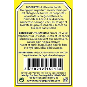 Hydrolat bio hélichryse 100ml immortelle