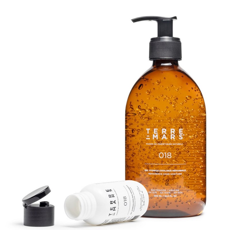 Gel mains hydroalcoolique remanence