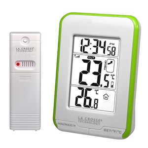 Station de temp. Int ext verte