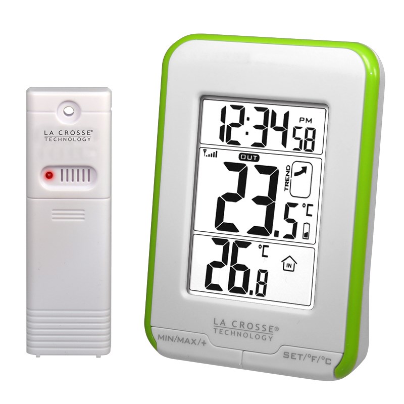 Station de temp. Int ext verte