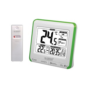 Station de temp. Avec alertes vert