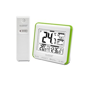 Station de temp. Avec alertes vert